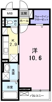 レジデンス若葉Ⅱの間取り画像