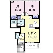 グロワール Dの間取り画像