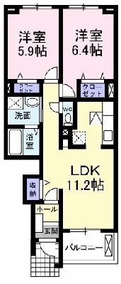 レジデンス 丸一の間取り画像