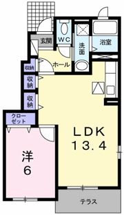 パーチェBの間取り画像