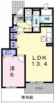 パーチェBの間取り画像