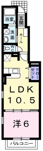 ソレイユⅢの間取り画像