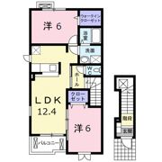 シャルマンBの間取り画像