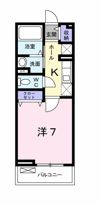 サンハイツ硯町の間取り画像