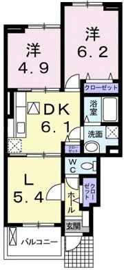 ジュネス リアンⅡの間取り画像