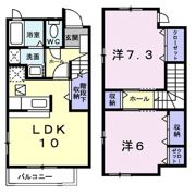 クレールセゾンの間取り画像