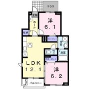 リバーベルBの間取り画像
