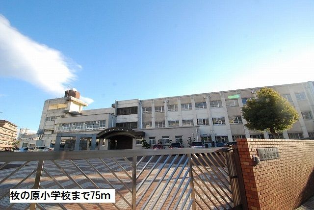 近くの牧の原小学校まで75m(徒歩1分)
