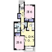ビューネ遠藤Cの間取り画像