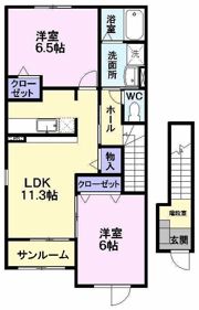 ル・クラージュ1の間取り画像
