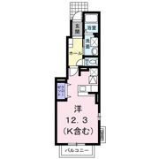 エスポワールⅢBの間取り画像