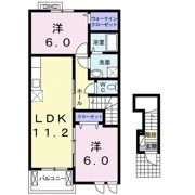 FLOWER Aの間取り画像