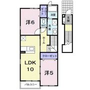 サンハイツ北六甲壱番館の間取り画像