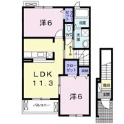 フルール26の間取り画像
