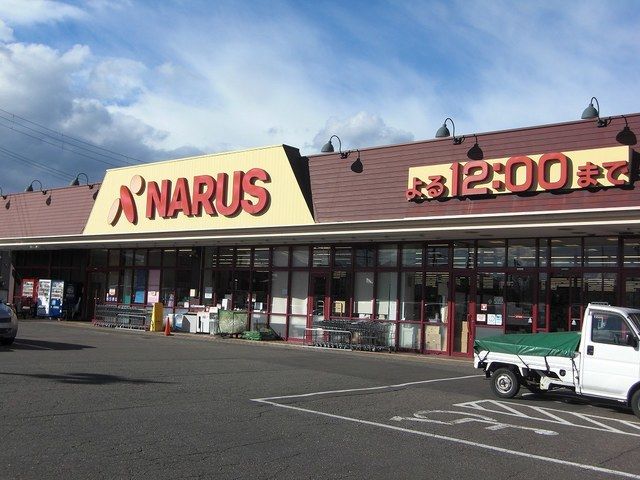 近くのナルススーパー鴨島店まで800m(徒歩10分)