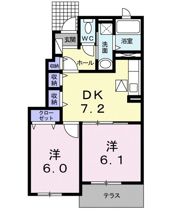 ピースフル向日葵Ⅰの間取り画像