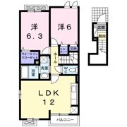 サンシャイン王子原Ⅱの間取り画像