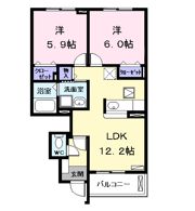 カームリーの間取り画像