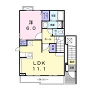 レジデンス フリーデの間取り画像