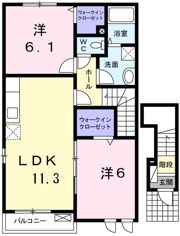 パストラルS A棟の間取り画像