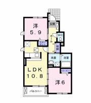 サニーヒルズAの間取り画像