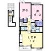 アムールAの間取り画像