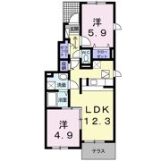 キャトルセゾンBの間取り画像