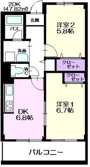 アルカンシェルの間取り画像