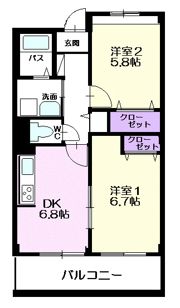 アルカンシェルの間取り画像