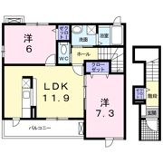 カーサ トランキーラ・藤の間取り画像