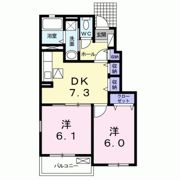 Neoエミサト Aの間取り画像