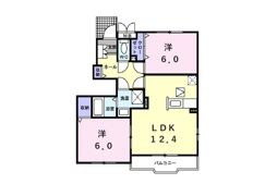 カーサ エムの間取り画像