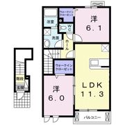 メゾンオーブBの間取り画像