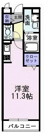 アンソレイエ Ⅰの間取り画像