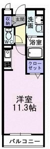 アンソレイエ Ⅰの間取り画像
