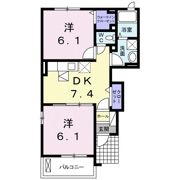 ヒ－リング山領の間取り画像