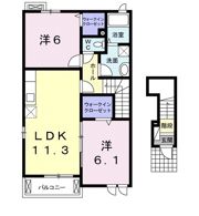 ヒ－リング山領の間取り画像