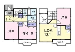 グランデュプレの間取り画像
