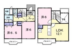 グランデュプレの間取り画像