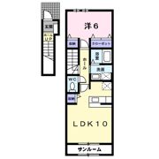 クラ－ル K Ⅱの間取り画像
