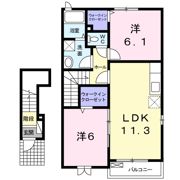 プティ ヴェルジェ B棟の間取り画像