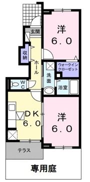 フリシュ ヴォーヌングの間取り画像
