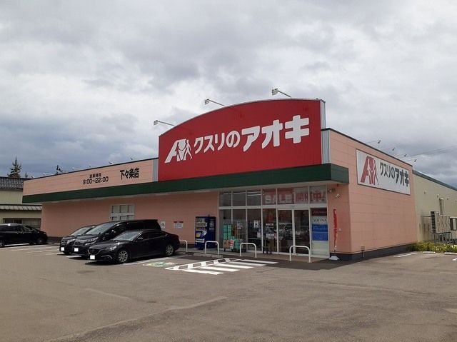 近くのクスリのアオキまで1,250m（徒歩16分）