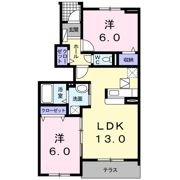 ル シャトウⅡの間取り画像
