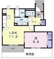 ラフテルの間取り画像