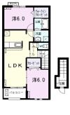 クラール モデッサの間取り画像