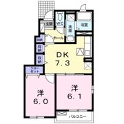 メゾンドプレジ－ルの間取り画像