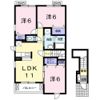ブリーゼⅡの間取り画像