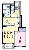 フレグランスAの間取り画像