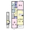 グランデ サウス Mの間取り画像